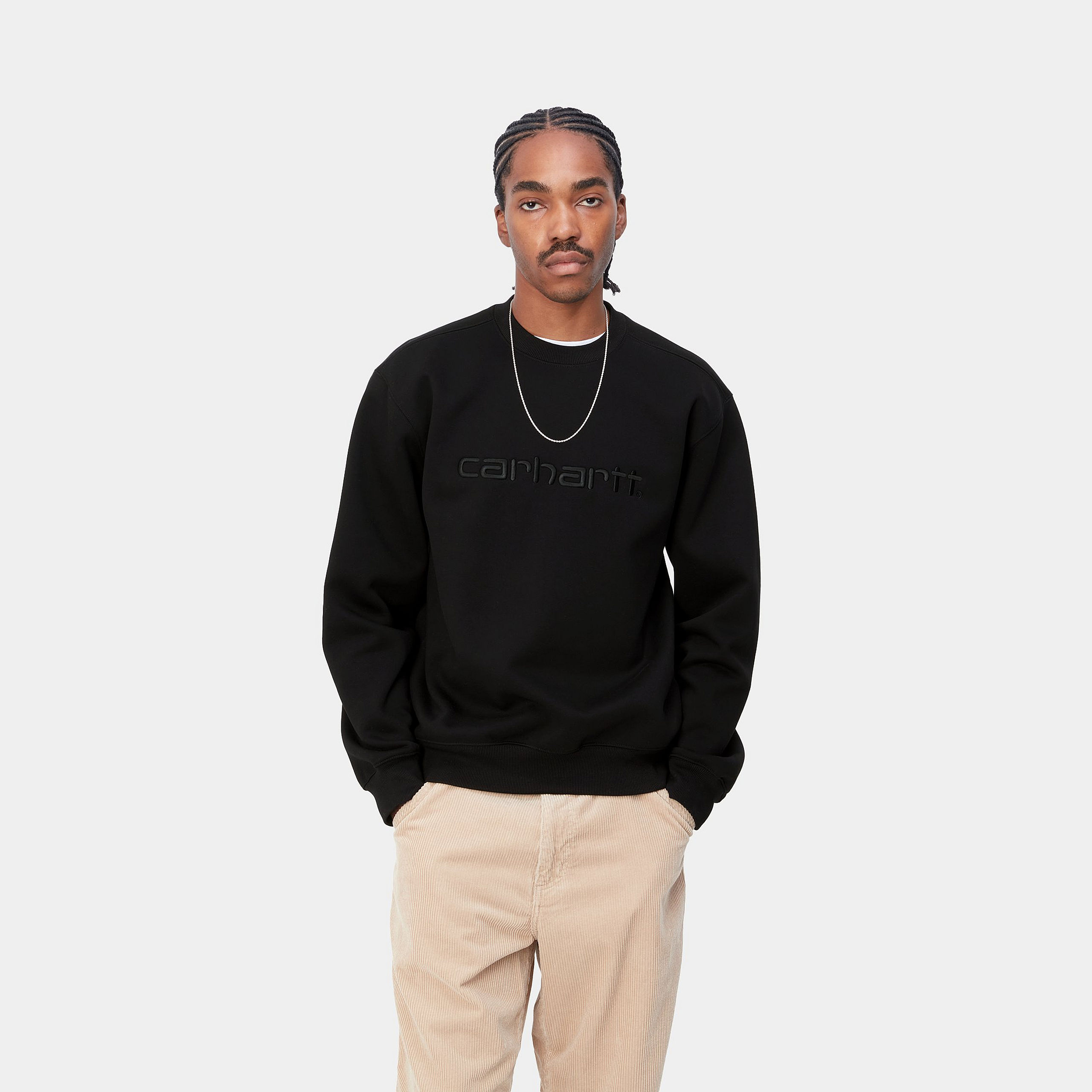Sudadera Carhartt WIP Sweat - Black/Black
